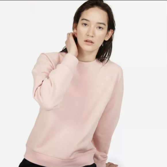 Everlane Pink Classic French Terry Sweatshirt XL - Picture 9 of 9